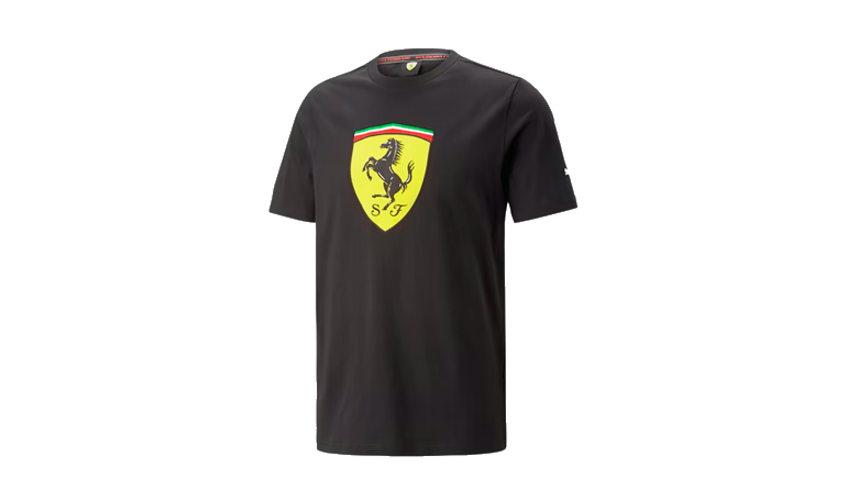 FERRARI RACE BIG SHIELD TEE COLORED - 538175-01