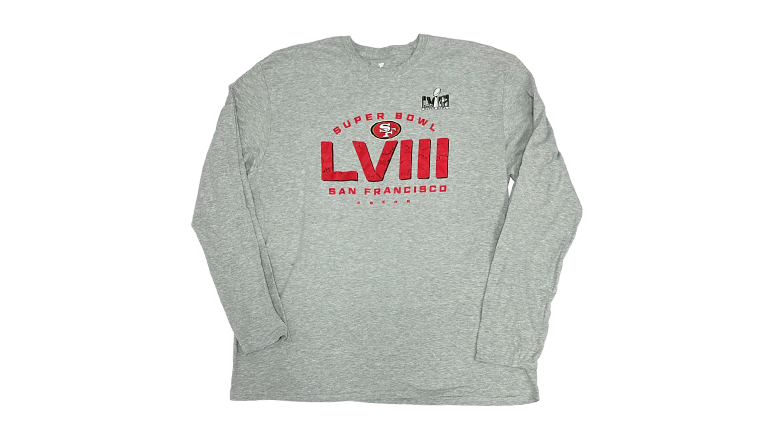 FAN -L/S TEE MADE IT NFC -PRI - GREY - FG2F10