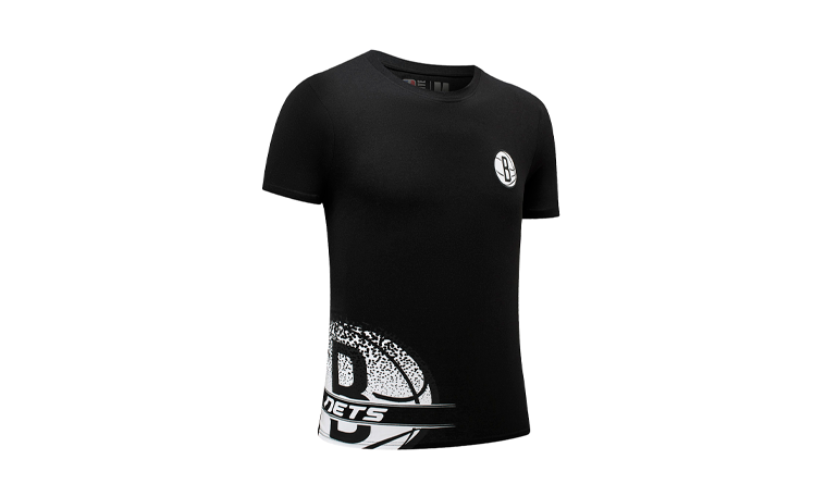 POLOS T-SHIRT/REMERA NBA DE HOMBRE MANGA CORTA, CUELLO REDONDO - NBATS522220-BLK