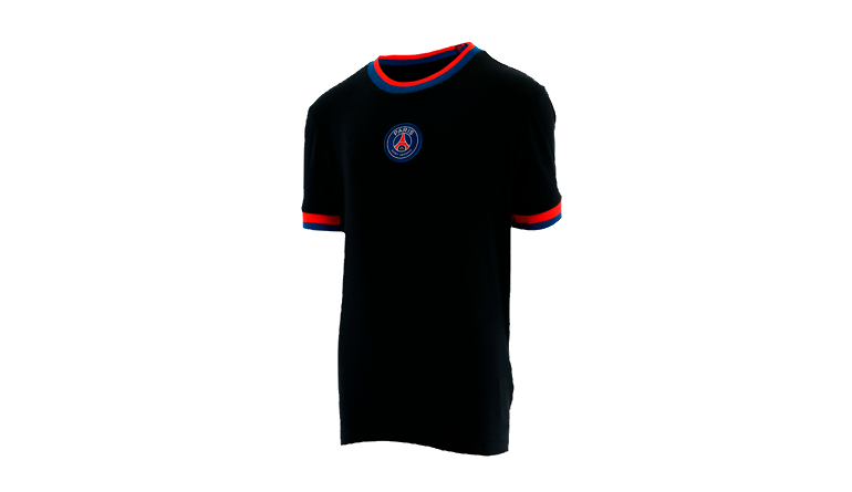 CAMISETA PARIS ST GERMAIN DE NIÑO MANGA CORTA, CUELLO REDONDO -PSGJS323102-BLK