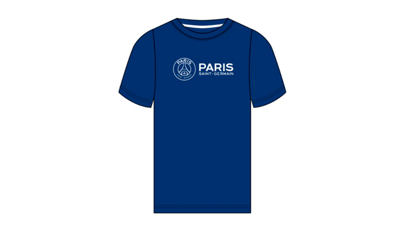 CAMISETA PARIS ST GERMAIN DE NIÑO MANGA CORTA, CUELLO REDONDO -PSGTS32212-BLU1