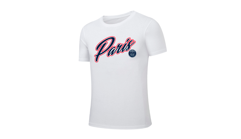 CAMISETA PARIS ST GERMAIN DE HOMBRE MANGA CORTA, CUELLO REDONDO - PSGTS523110-WHT