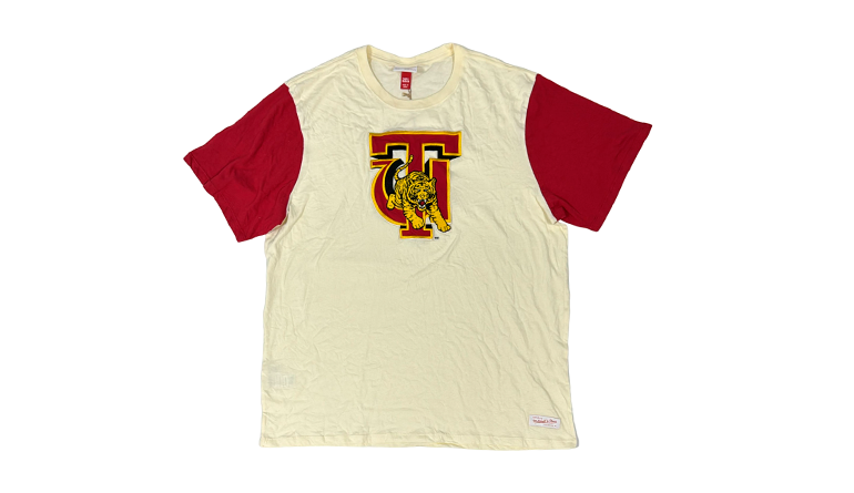 COLOR MITCHELL AND NESS TIGERS TEE  - TCRW1222-TUNYYPPPCREA