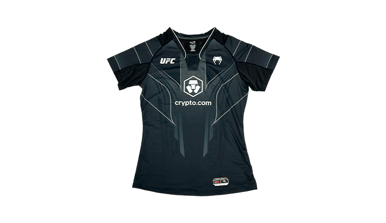 UFC VENUM AUTHENTIC FIGHT NIGHT 2.0 WOMEN'S WALKOUT JERSEY - BLACK - UFCGLZ002005