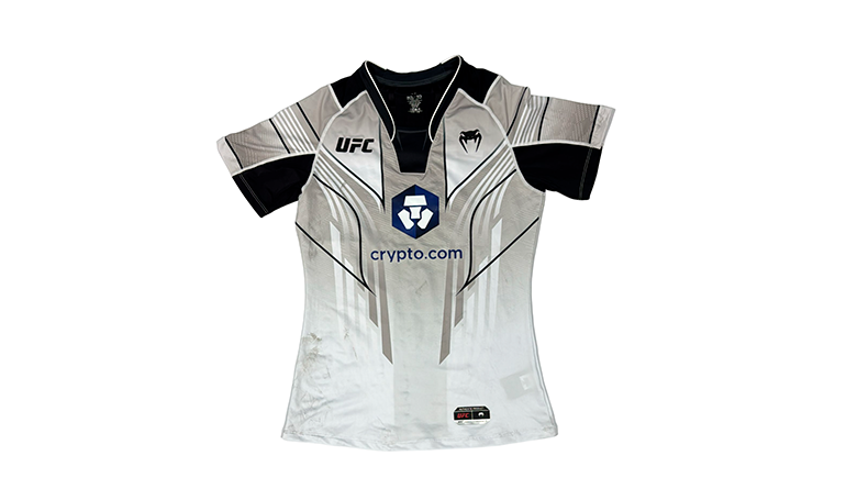 UFC VENUM AUTHENTIC FIGHT NIGHT 2.0 WOMEN'S WALKOUT JERSEY - WHITE - UFCGLZ002102