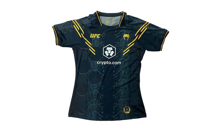 UFC VENUM AUTHENTIC FIGHT NIGHT ADRENALINE WOMEN'S DRY TECH-BLACK/GOLD - VNMUFC-00176-126